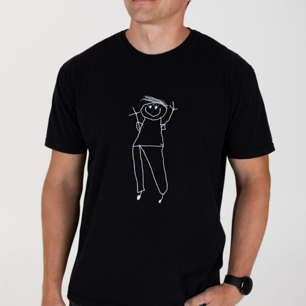 Tikitud lapse joonistus